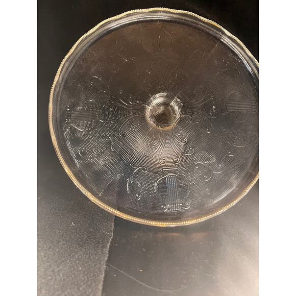 Vintage Glass Cake Plate - Picture 5 of 11